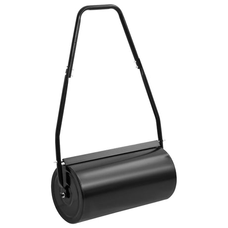 Vidaxl Rasenwalze mit Stiel 42 l Eisen und Stahl schwarz