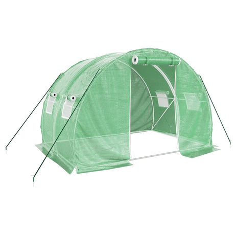 Vidaxxl Gartengewächshaus mit Stahlrahmen 6 m² 3x2x2 m