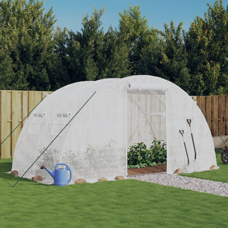 Vidaxxl Gartengewächshaus mit Stahlrahmen 8 m² 4x2x2 m