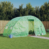Vidaxxl Gartengewächshaus mit Stahlrahmen 10 m² 5x2x2,3 m
