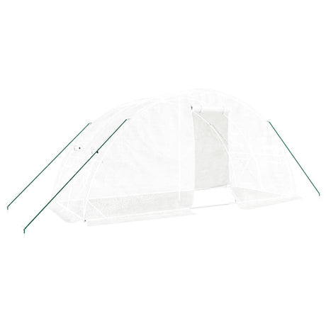 Vidaxxl Gartengewächshaus mit Stahlrahmen 10 m² 5x2x2,3 m