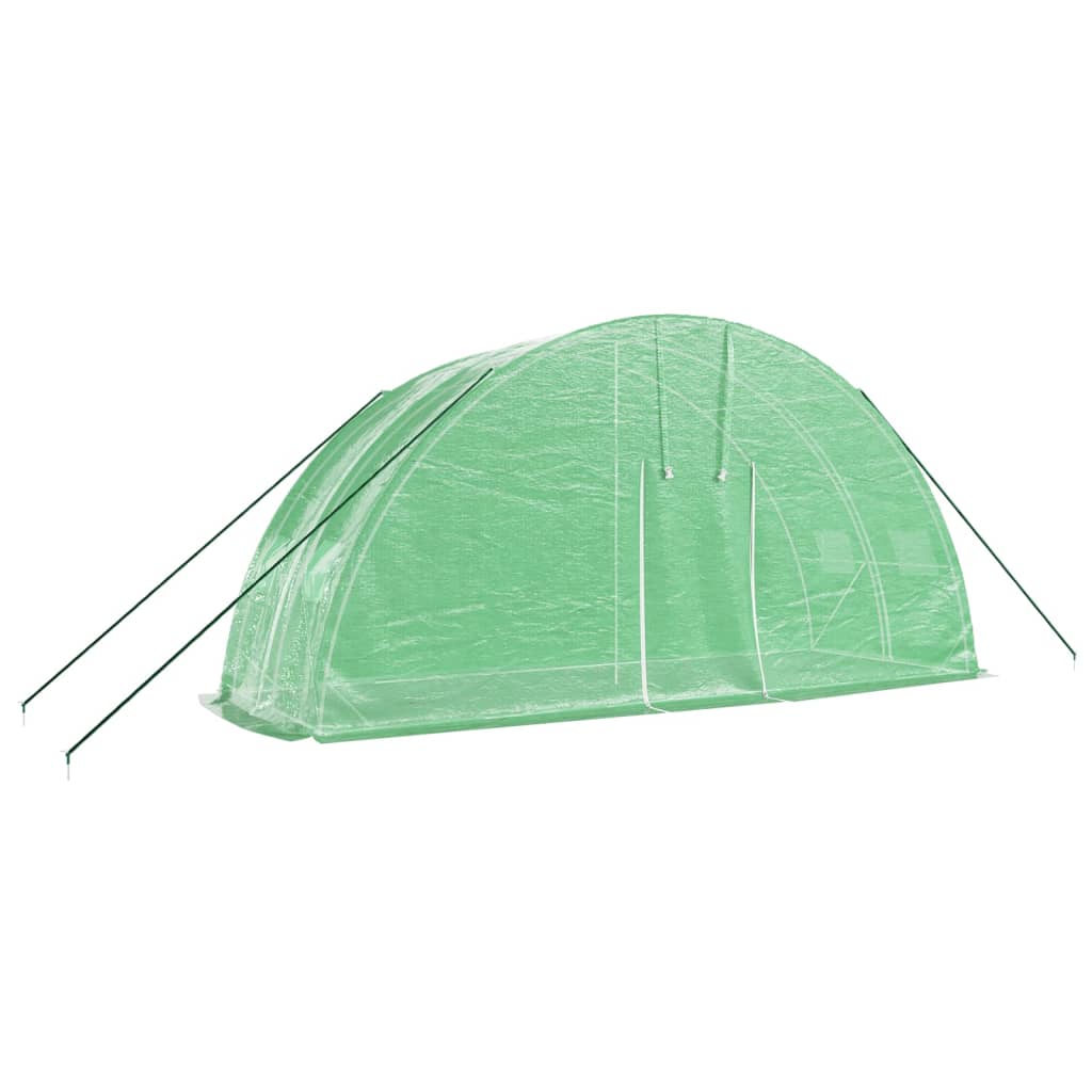 Vidaxxl Gartengewächshaus mit Stahlrahmen 12 m² 6x2x2,85 m