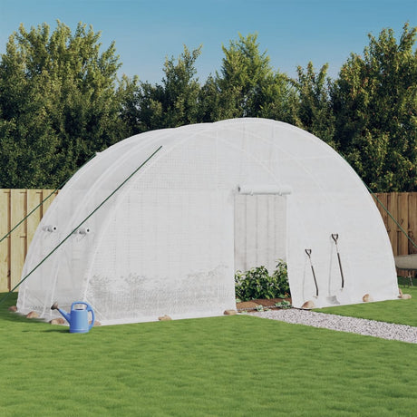 Vidaxxl Gartengewächshaus mit Stahlrahmen 12 m² 6x2x2,85 m
