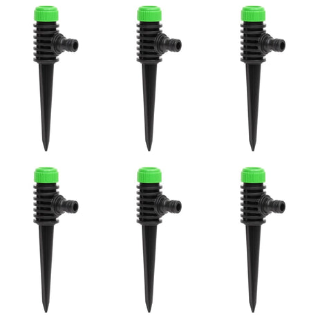 Vidaxx Düsen 6 Stück 3x6x19,5 cm ABS und PP grün und schwarz