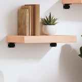 Vidaxl wandschap 40x30x(2-6) cm onbehandeld massief eikenhout