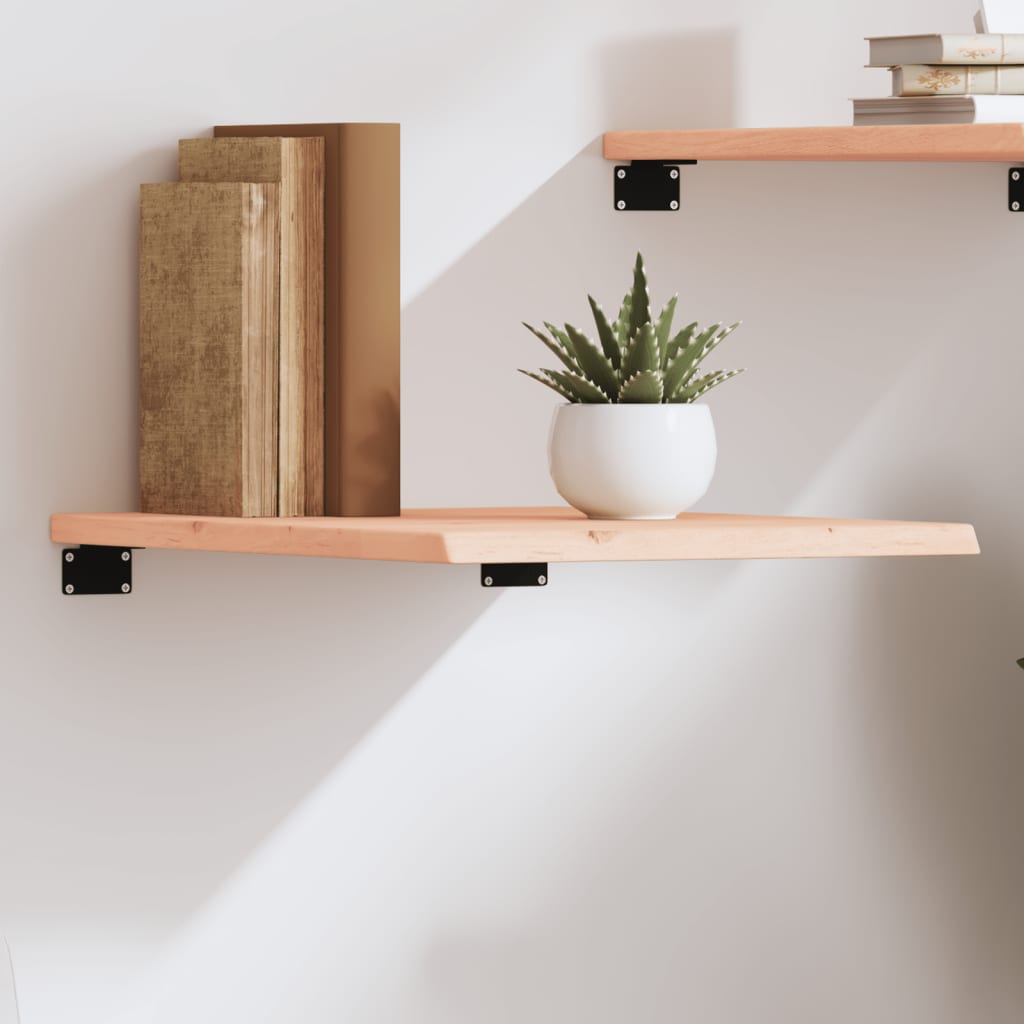 Vidaxl wandschap 40x60x2 cm onbehandeld massief eikenhout