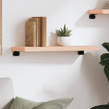 Vidaxl wandschap 60x20x4 cm onbehandeld massief eikenhout