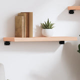 Vidaxl wandschap 60x20x4 cm onbehandeld massief eikenhout