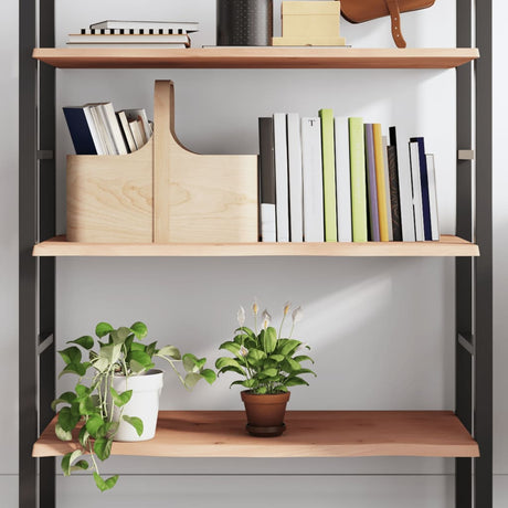 Vidaxl wandschap 80x60x2 cm onbehandeld massief eikenhout