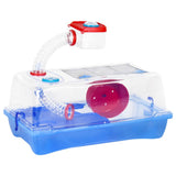 Vidaxl Hamsterkooi 57x33x26 cm Polypropenblau