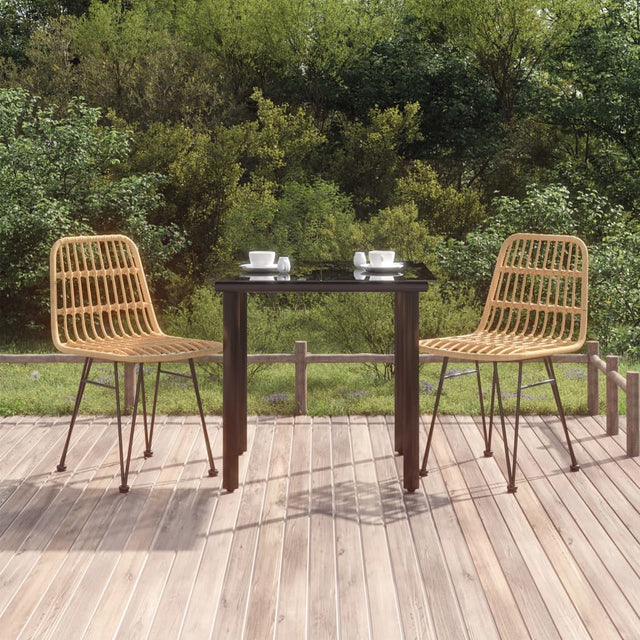 Vidaxl 3-delige tuinset poly rattan