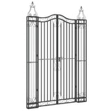 Vidaxx Tor 121x8x180 cm Schmiedeeisen schwarz