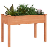 Vidaxx Pflanzgefäß mit Futter 118x59x76 cm massives Kiefernholz braun