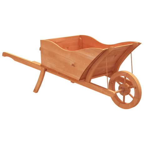 Vidaxx Pflanzschubkarre 128x45,5x43 cm massives Kiefernholz