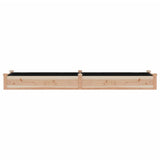 VidaXL Pflanzgefäß erhöht mit Futter 240x60x25 cm aus massivem Kiefernholz