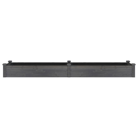 Vidaxx Pflanzgefäß erhöht mit Futter 240x60x25 cm Kieferngrau