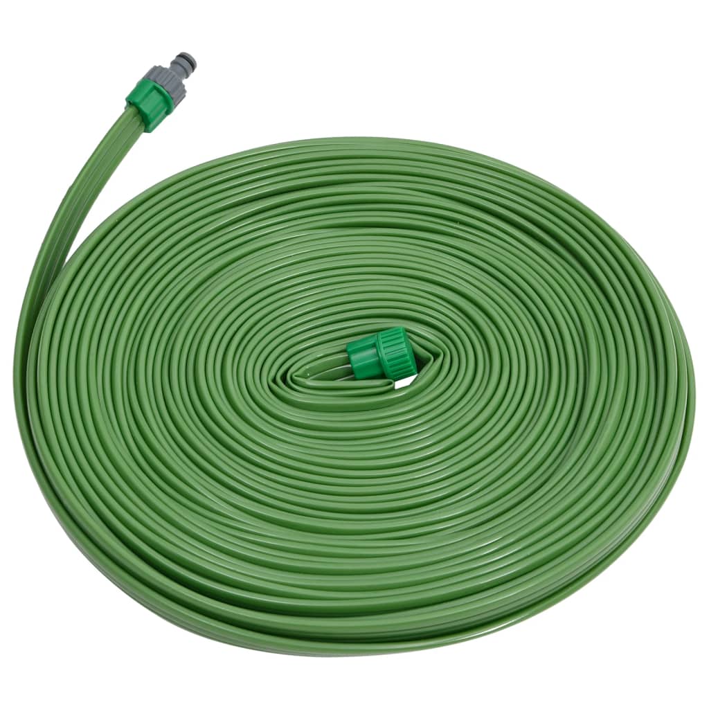 Vidaxl Sprühschlauch 3-Rohr PVC 7,5 m grün