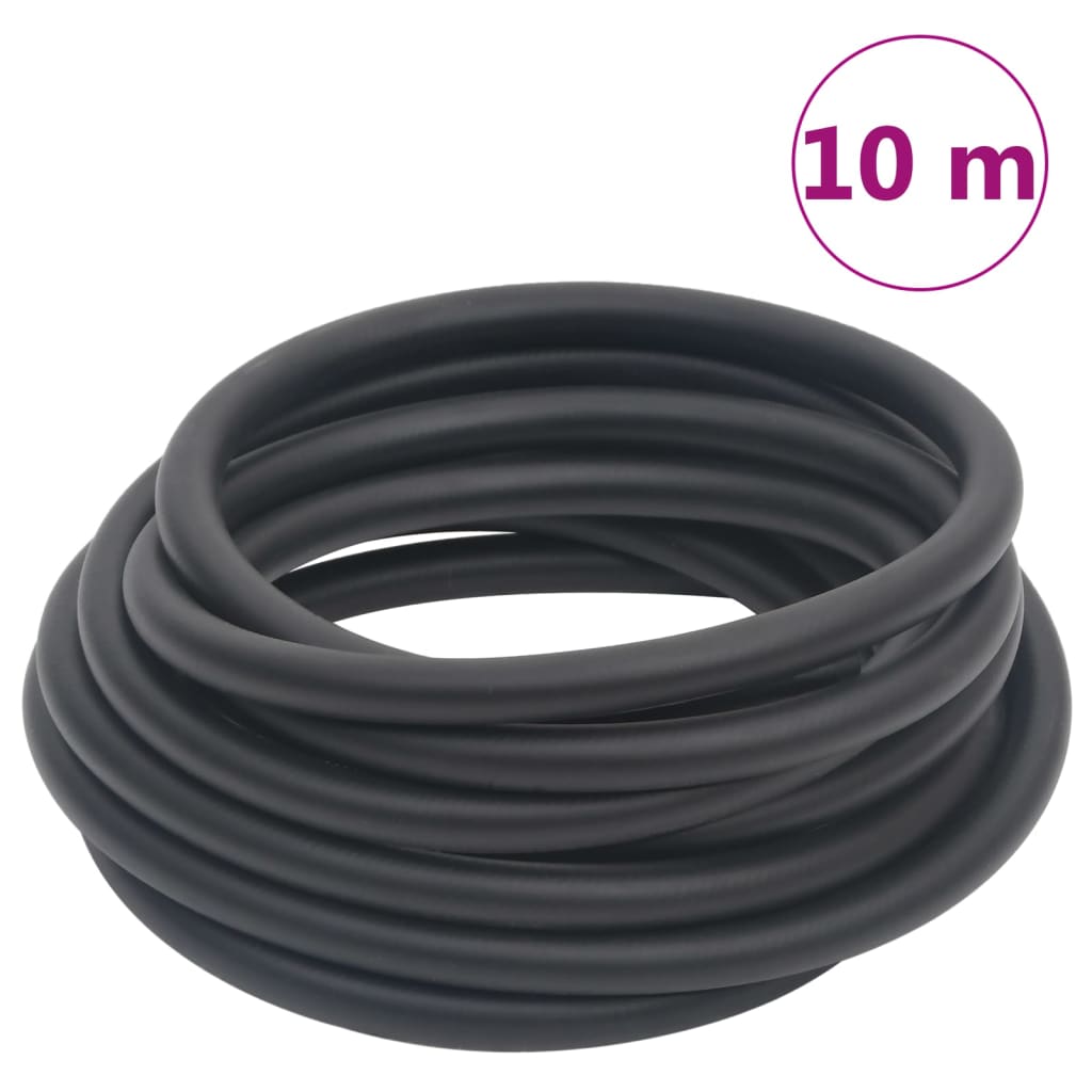 Vidaxx Luftschlauch Hybrid 0,6'' 10 m Gummi und PVC schwarz