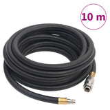 Vidaxx Luftschlauch Hybrid 0,6'' 10 m Gummi und PVC schwarz