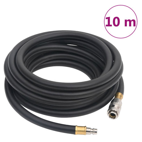 Vidaxx Luftschlauch Hybrid 0,6'' 10 m Gummi und PVC schwarz