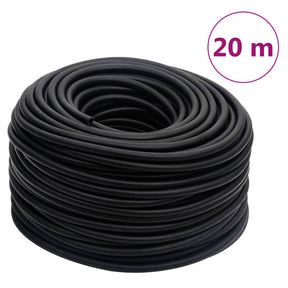 VidaXL Luftschlauch Hybrid 0,6'' 20 m Gummi und PVC schwarz