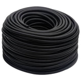 VidaXL Luftschlauch Hybrid 0,6'' 100 m Gummi und PVC schwarz