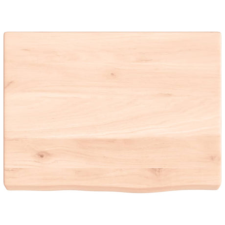 Vidaxx Waschtischplatte 40x30x (2-4) cm unbehandeltes Massivholz