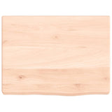 Vidaxx Waschtischplatte 40x30x (2-4) cm unbehandeltes Massivholz