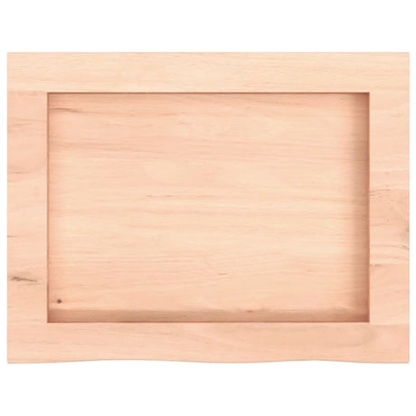 Vidaxx Waschtischplatte 40x30x (2-4) cm unbehandeltes Massivholz