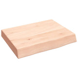 Vidaxx Waschtischplatte 40x30x (2-6) cm unbehandeltes Massivholz