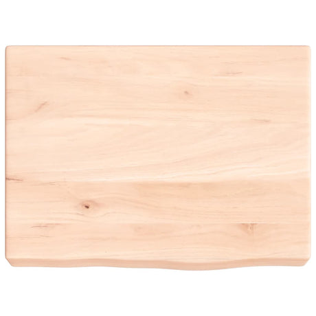 Vidaxx Waschtischplatte 40x30x (2-6) cm unbehandeltes Massivholz