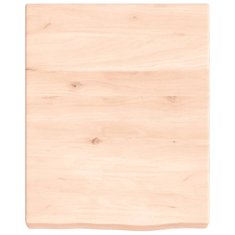 Vidaxx Waschtischplatte 40x50x (2-6) cm unbehandeltes Massivholz