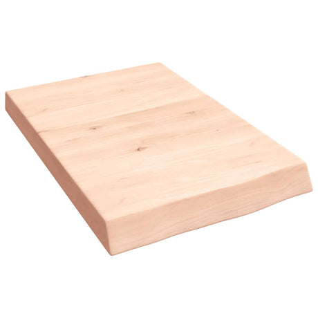 Vidaxx Waschtischplatte 40x60x (2-6) cm unbehandeltes Massivholz