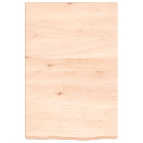Vidaxx Waschtischplatte 40x60x (2-6) cm unbehandeltes Massivholz