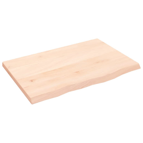 Vidaxx Waschtischplatte 60x40x2 cm unbehandeltes Massivholz