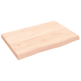 Vidaxx Waschtischplatte 60x40x (2-4) cm unbehandeltes Massivholz