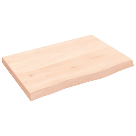 Vidaxx Waschtischplatte 60x40x (2-4) cm unbehandeltes Massivholz