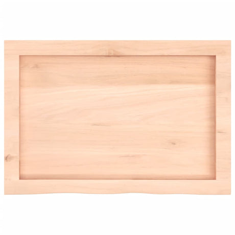 Vidaxx Waschtischplatte 60x40x (2-4) cm unbehandeltes Massivholz