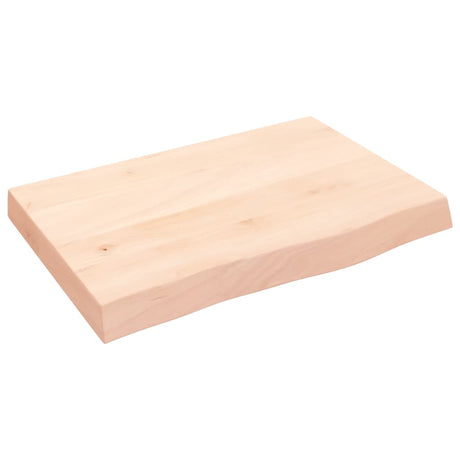 Vidaxx Waschtischplatte 60x40x (2-6) cm unbehandeltes Massivholz