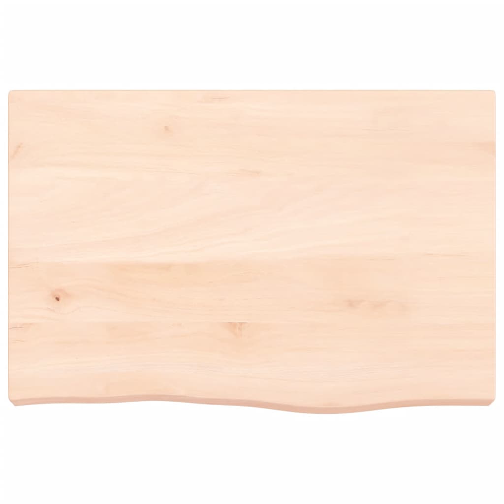 VidaXL Waschtischplatte 60x40x (2-6) cm unbehandeltes Massivholz