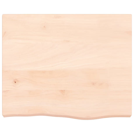 Vidaxx Waschtischplatte 60x50x (2-6) cm unbehandeltes Massivholz