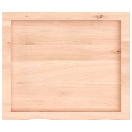 Vidaxx Waschtischplatte 60x50x (2-6) cm unbehandeltes Massivholz