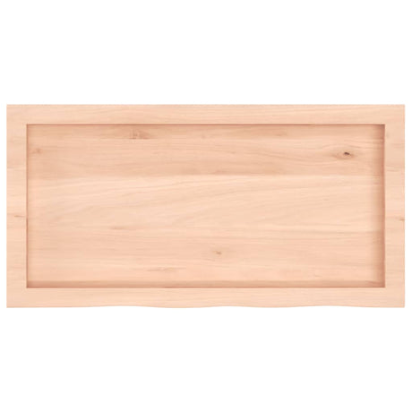 Vidaxx Waschtischplatte 80x40x (2-4) cm unbehandeltes Massivholz