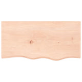 VidaXL Waschtischplatte 80x40x (2-6) cm unbehandeltes Massivholz