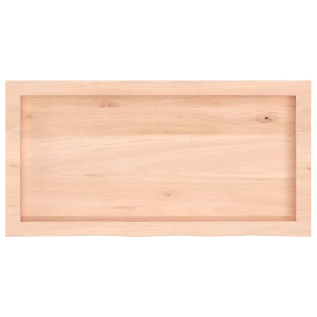 Vidaxx Waschtischplatte 80x40x (2-6) cm unbehandeltes Massivholz