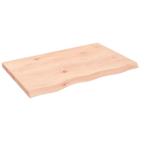 Vidaxx Waschtischplatte 80x50x (2-4) cm unbehandeltes Massivholz