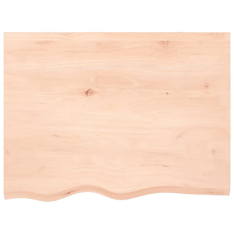 Vidaxx Waschtischplatte 80x60x2 cm unbehandeltes Massivholz