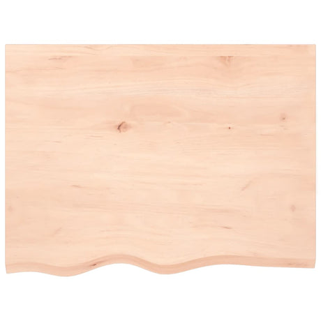 Vidaxx Waschtischplatte 80x60x (2-6) cm unbehandeltes Massivholz