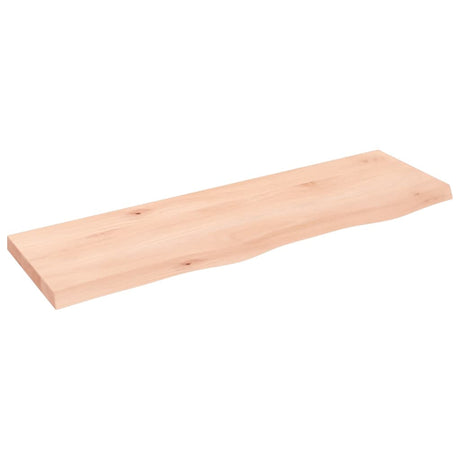 Vidaxx Waschtischplatte 100x30x (2-4) cm unbehandeltes Massivholz