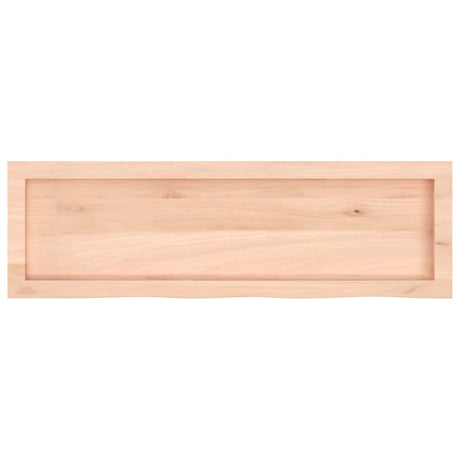 Vidaxx Waschtischplatte 100x30x (2-4) cm unbehandeltes Massivholz
